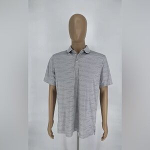 J Lindenberg Polo Shirt Grey Short Sleeve Men’s Size L